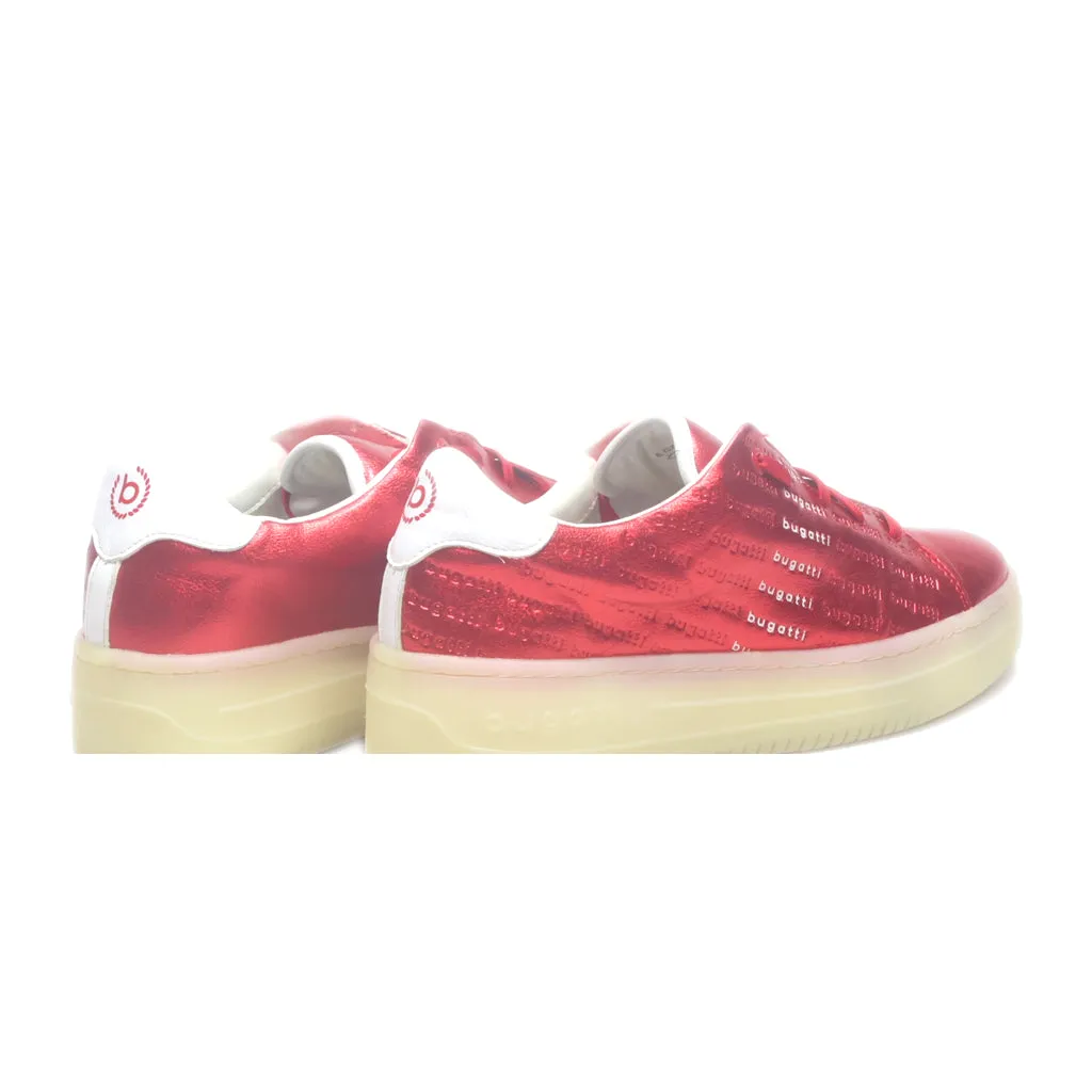 Bugatti Low-Top Sneakers Canvas Red Colour For Women
