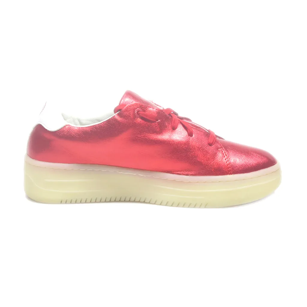 Bugatti Low-Top Sneakers Canvas Red Colour For Women