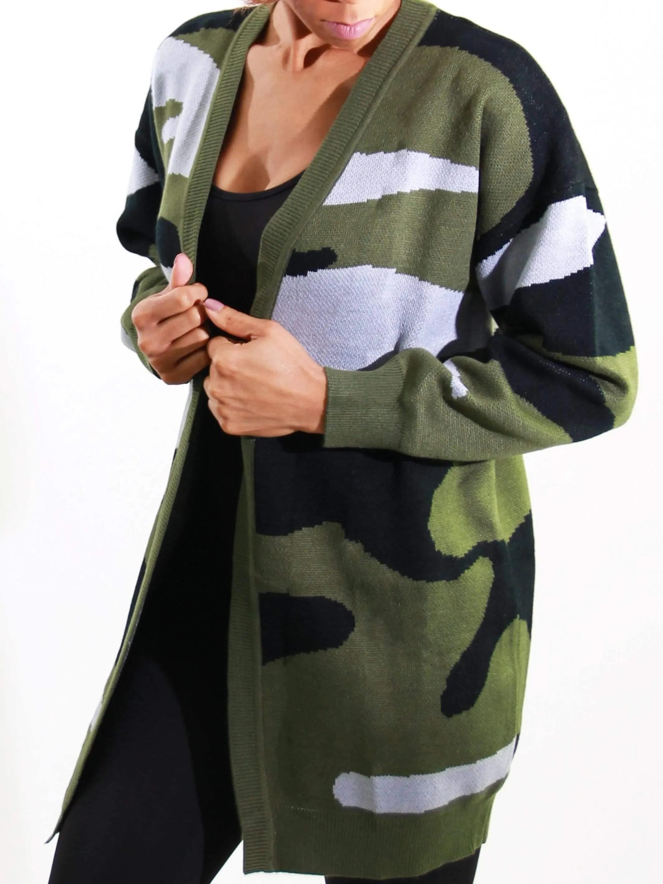 Camo Play | Cardigan