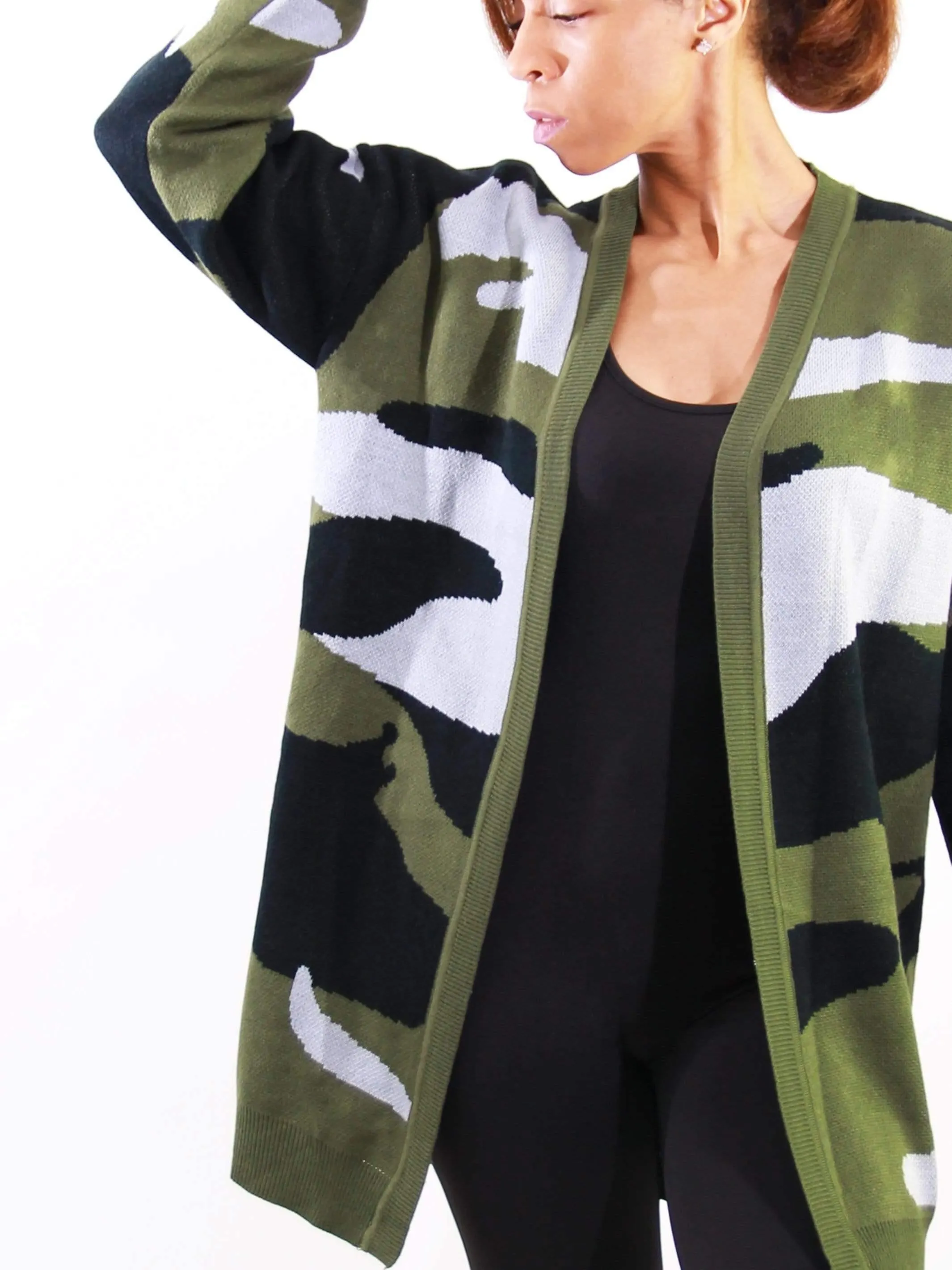 Camo Play | Cardigan