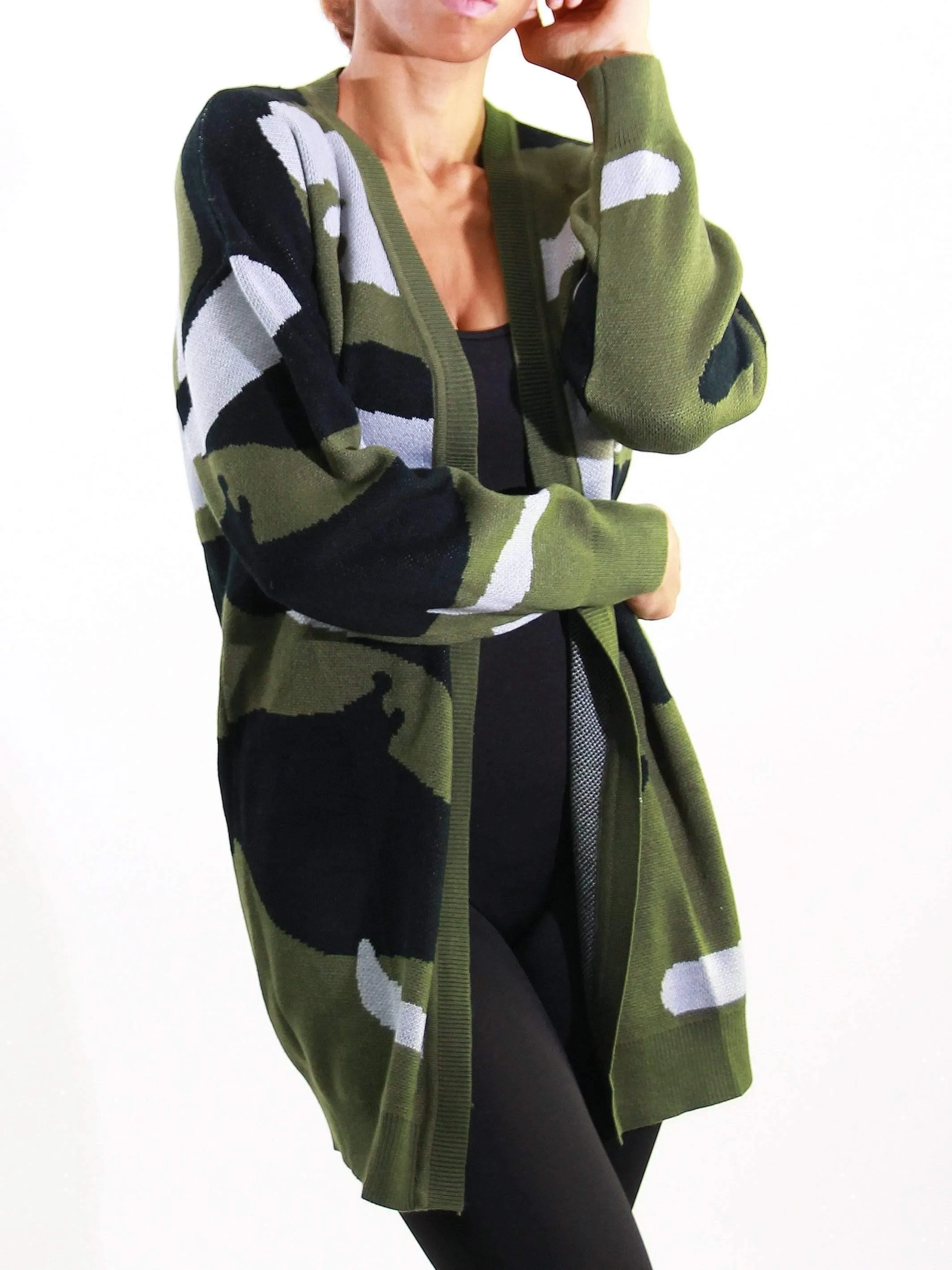 Camo Play | Cardigan