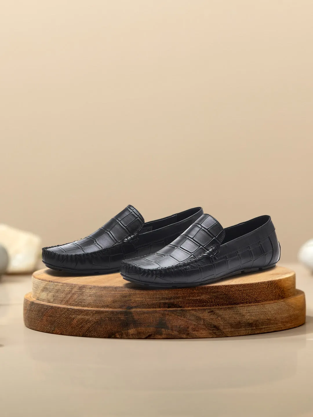 Delco PU Sole Casual Leather Loafers