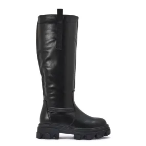 DENAH5 - CHUNKY CLEATED TUBE CALF HEIGHT BOOT