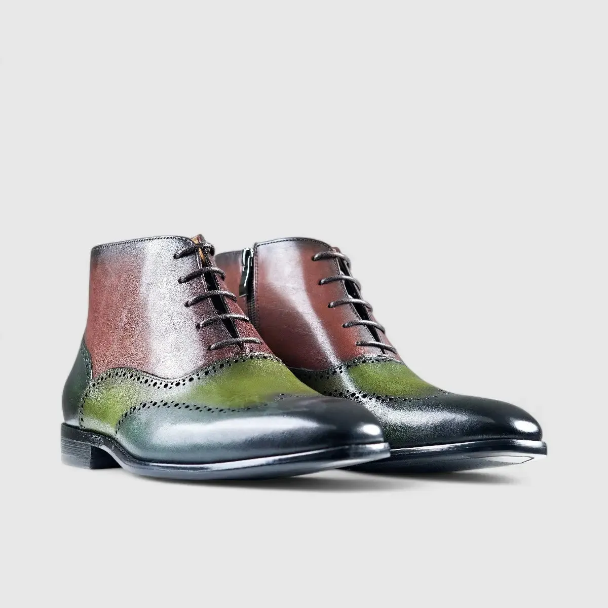 Fabino Dress Ankle Lace Up Boot Multi M3220079