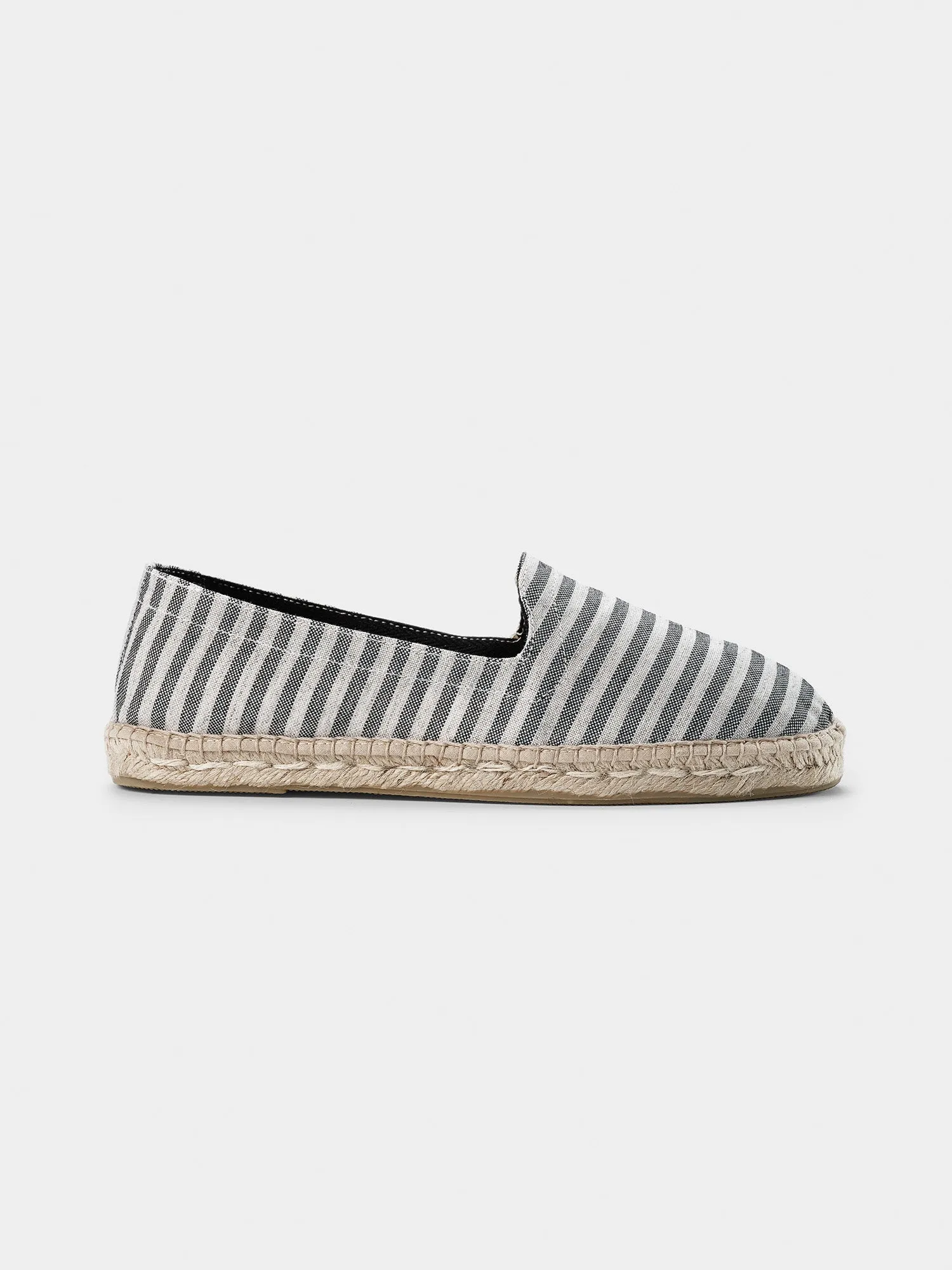 Grey Stripe Seaqual Espadrilles