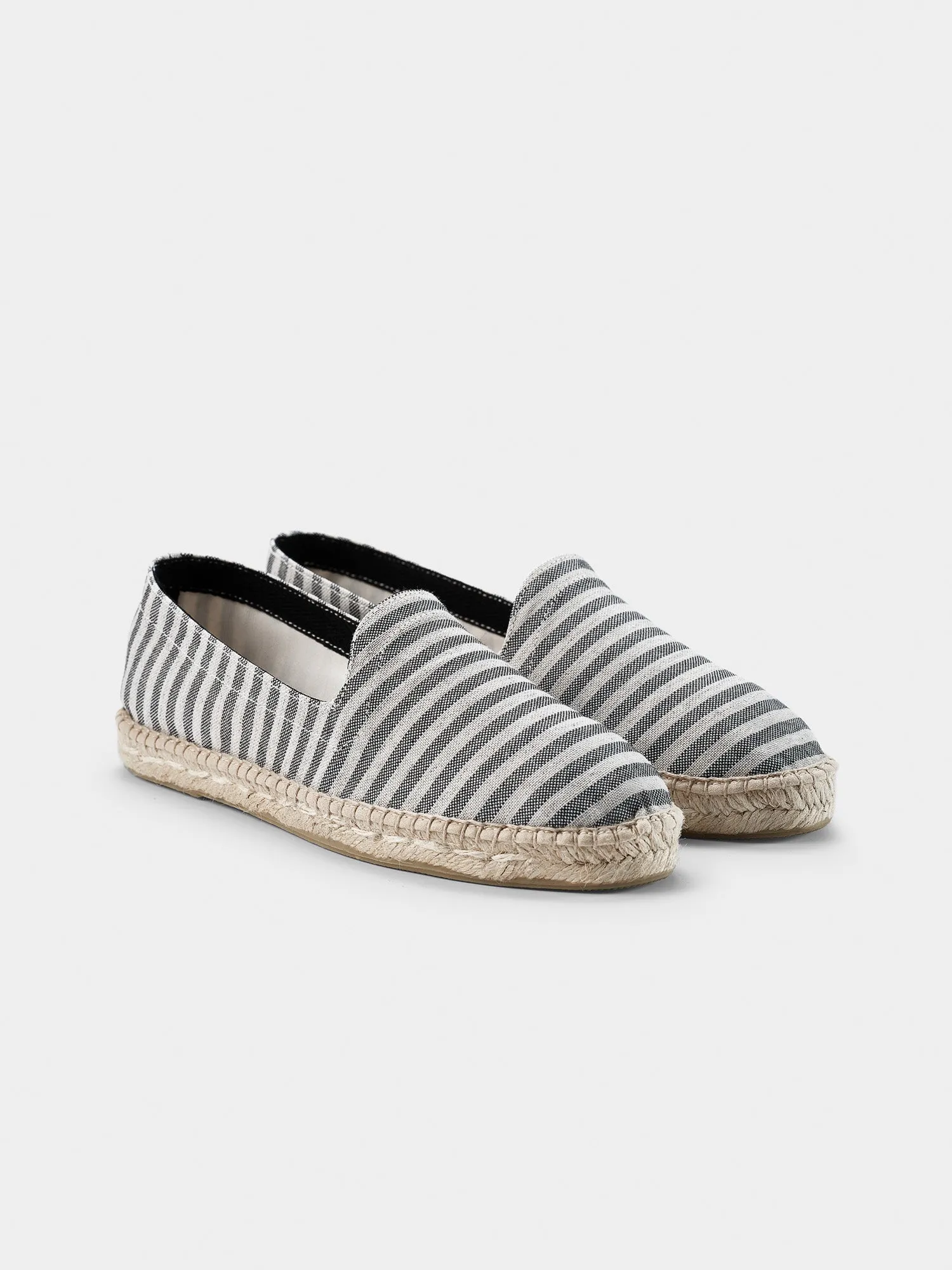 Grey Stripe Seaqual Espadrilles