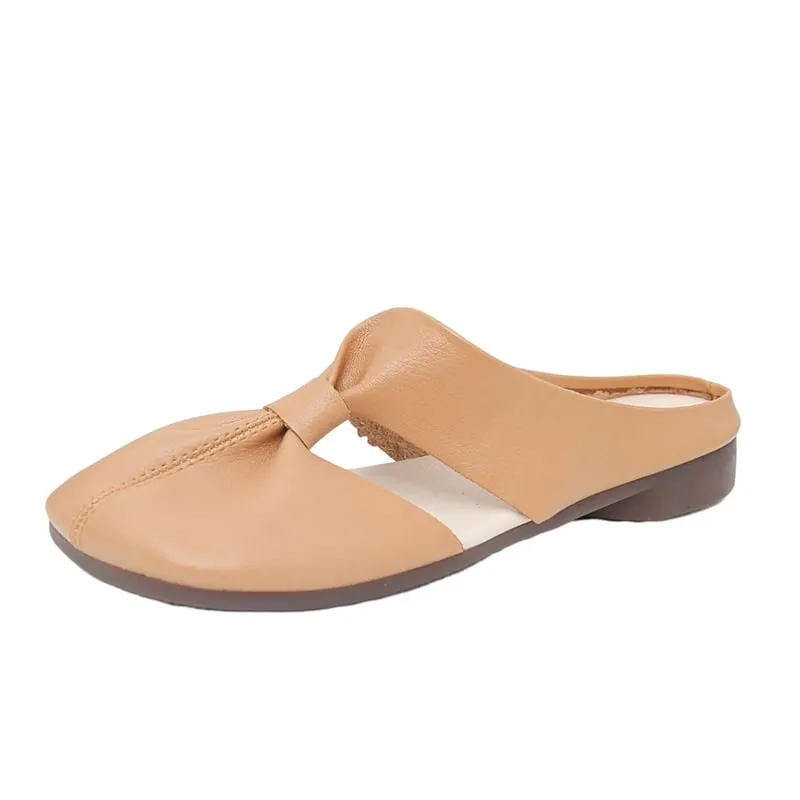 🔥Hot Sale 59% Off🔥Plus-size Cut-Out Design Flat Mules