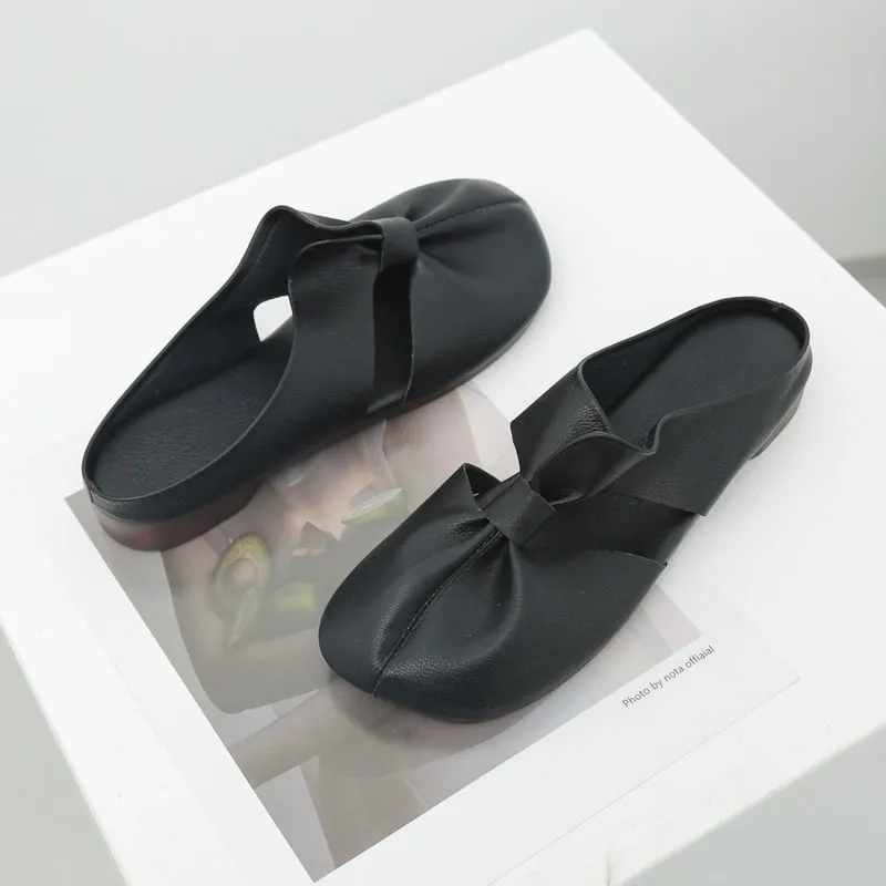 🔥Hot Sale 59% Off🔥Plus-size Cut-Out Design Flat Mules