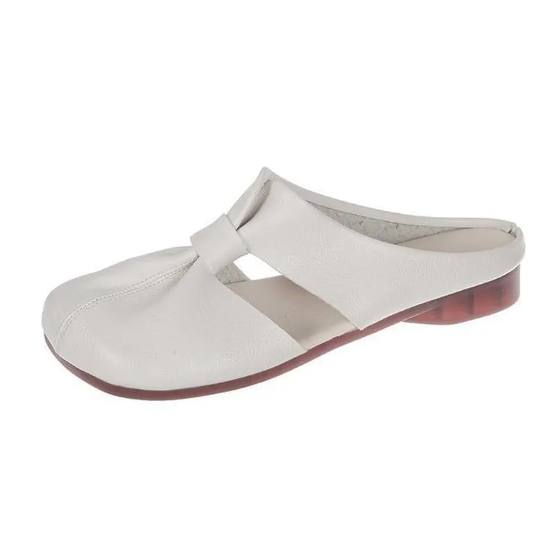 🔥Hot Sale 59% Off🔥Plus-size Cut-Out Design Flat Mules
