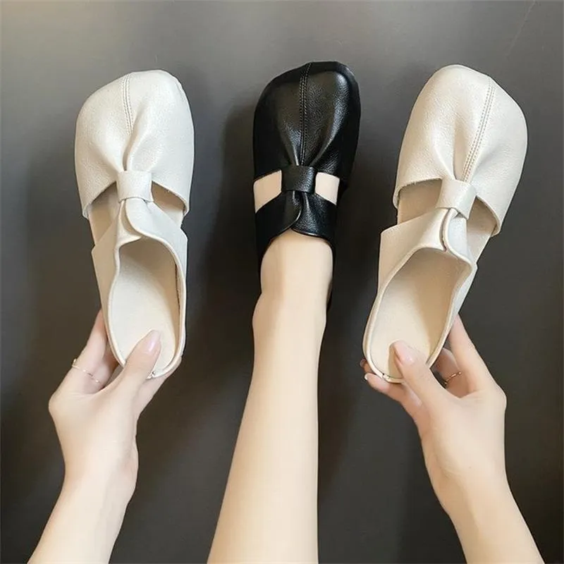 🔥Hot Sale 59% Off🔥Plus-size Cut-Out Design Flat Mules