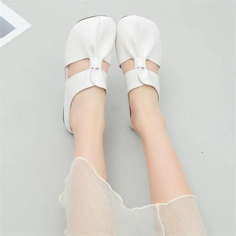 🔥Hot Sale 59% Off🔥Plus-size Cut-Out Design Flat Mules