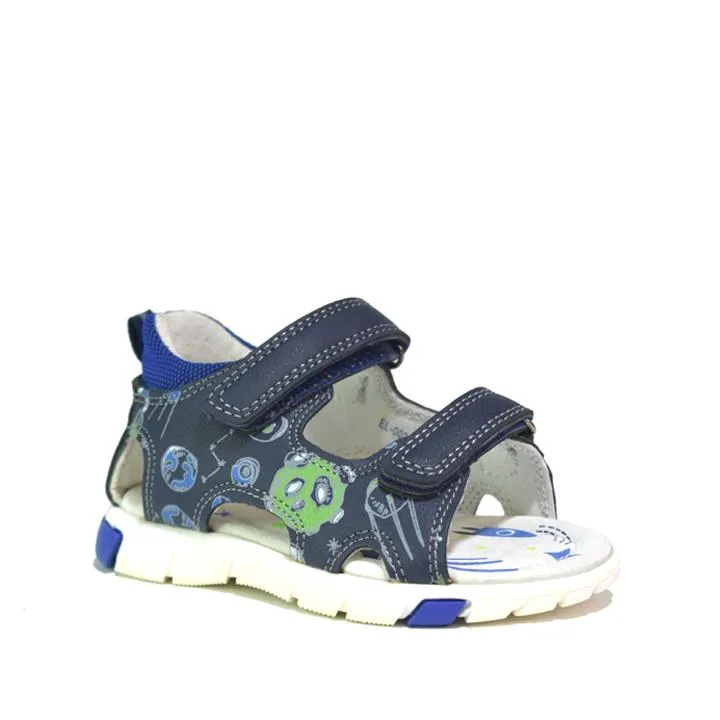 Kids Open Toe Sandals Navy