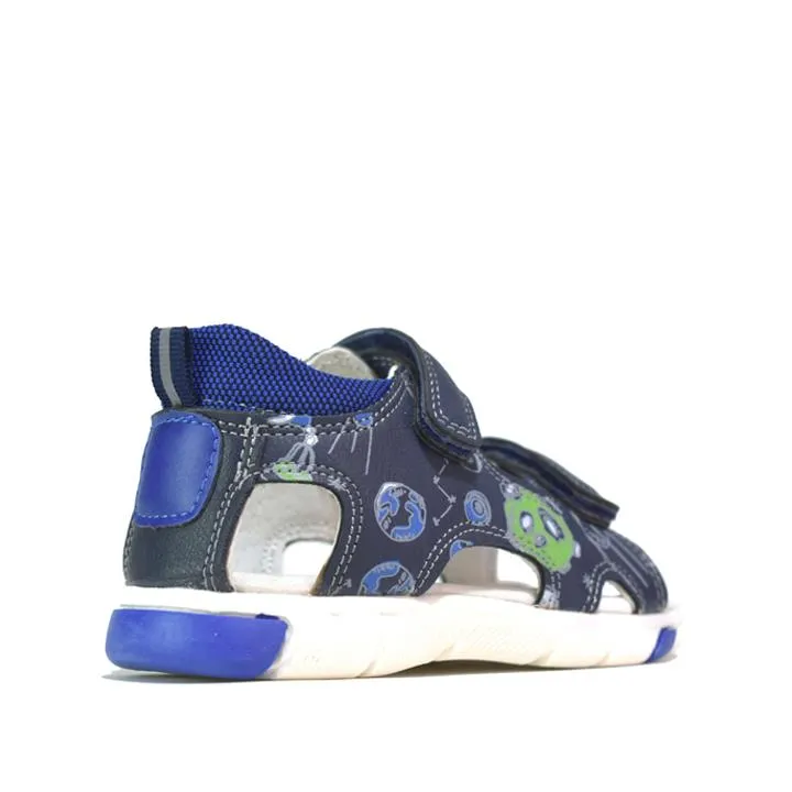 Kids Open Toe Sandals Navy