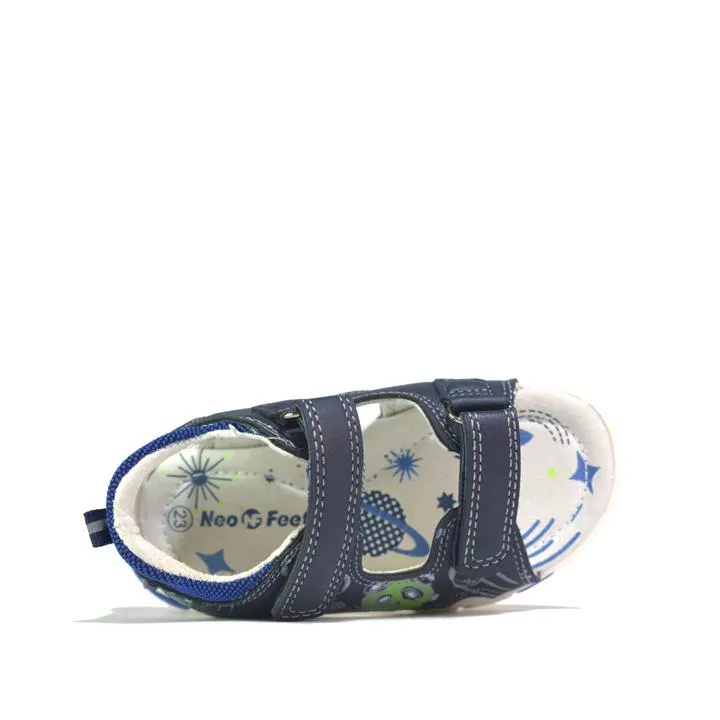 Kids Open Toe Sandals Navy