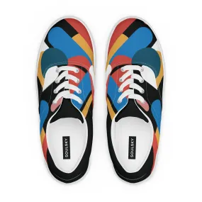 LIGHT STREAK Women’s Lace-Up Canvas Shoes
