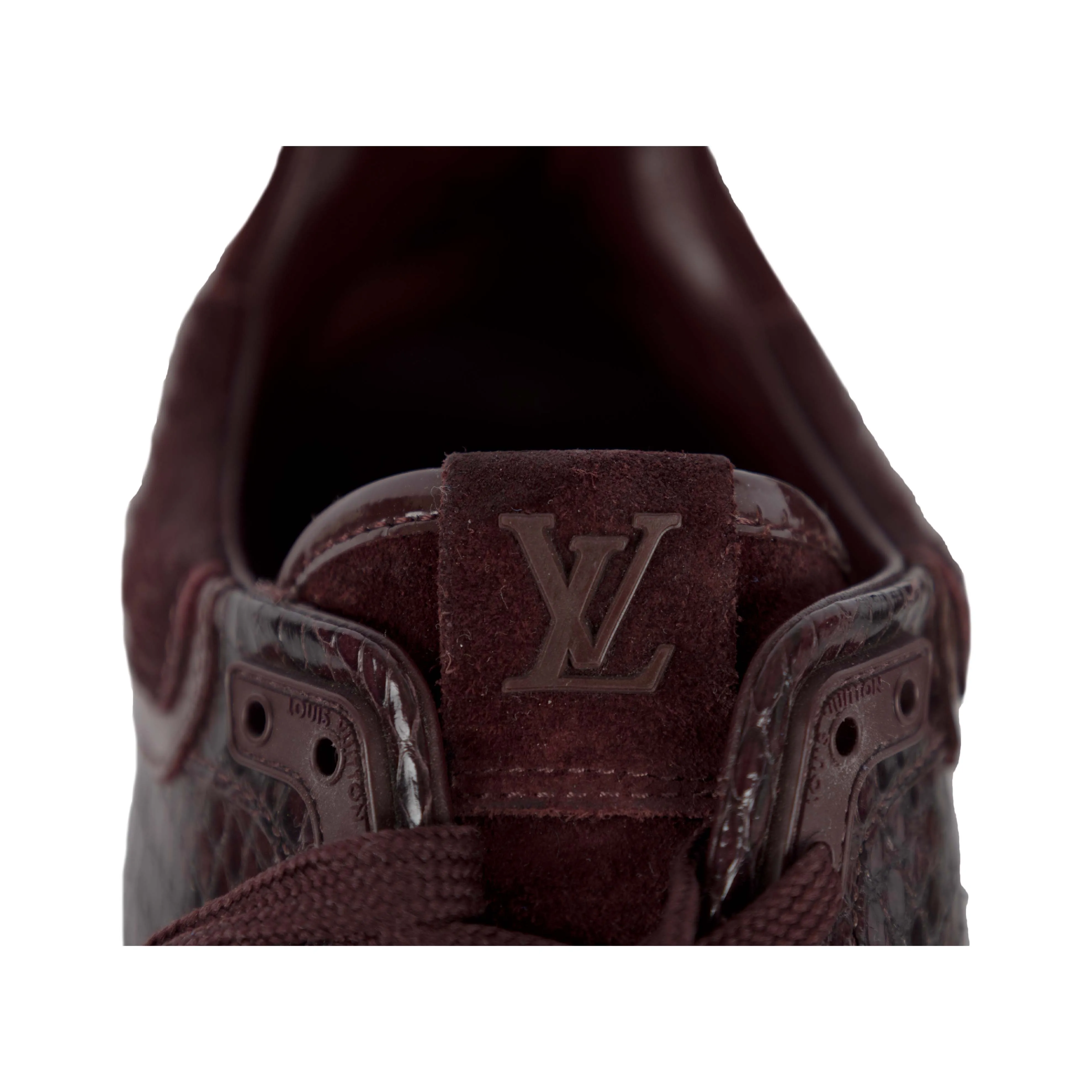 Louis Vuitton Snakeskin and Ponyhair Run Away Sneakers  - '10s