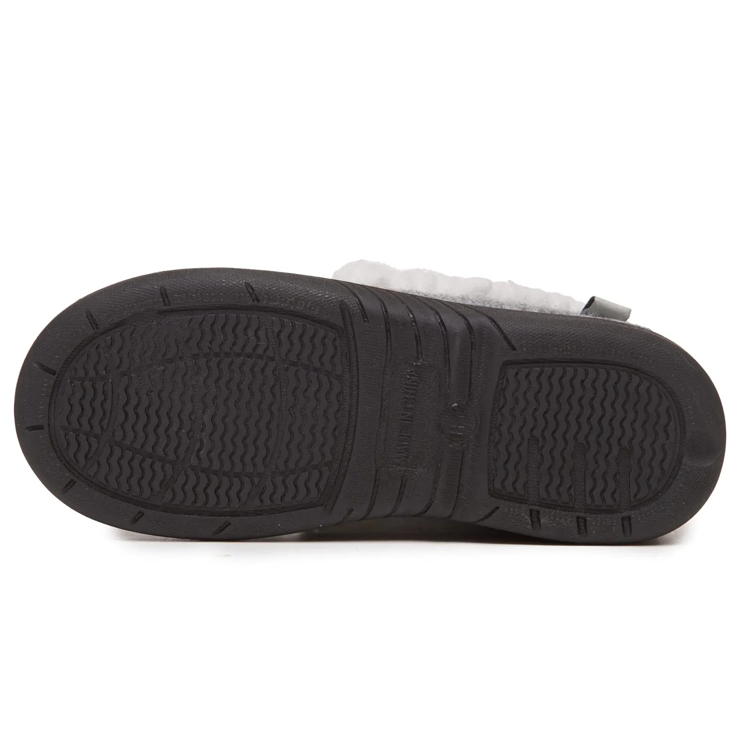 Lucky Brand Boy's Faux Wool A-line House Shoes for Kids, Memory Foam Slippers