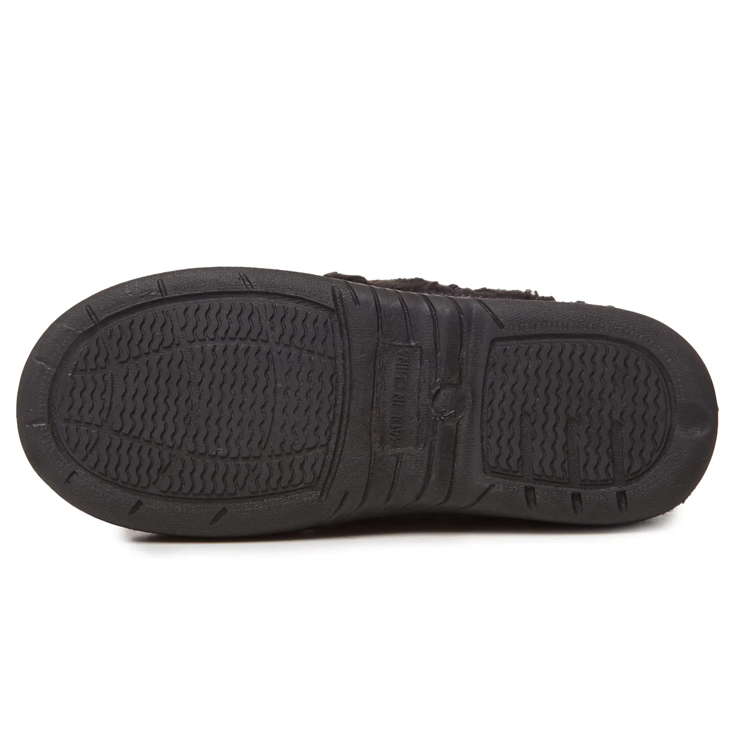 Lucky Brand Boy's Faux Wool A-line House Shoes for Kids, Memory Foam Slippers