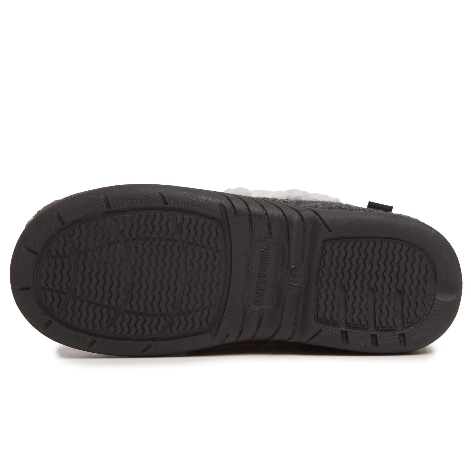 Lucky Brand Boy's Faux Wool A-line House Shoes for Kids, Memory Foam Slippers