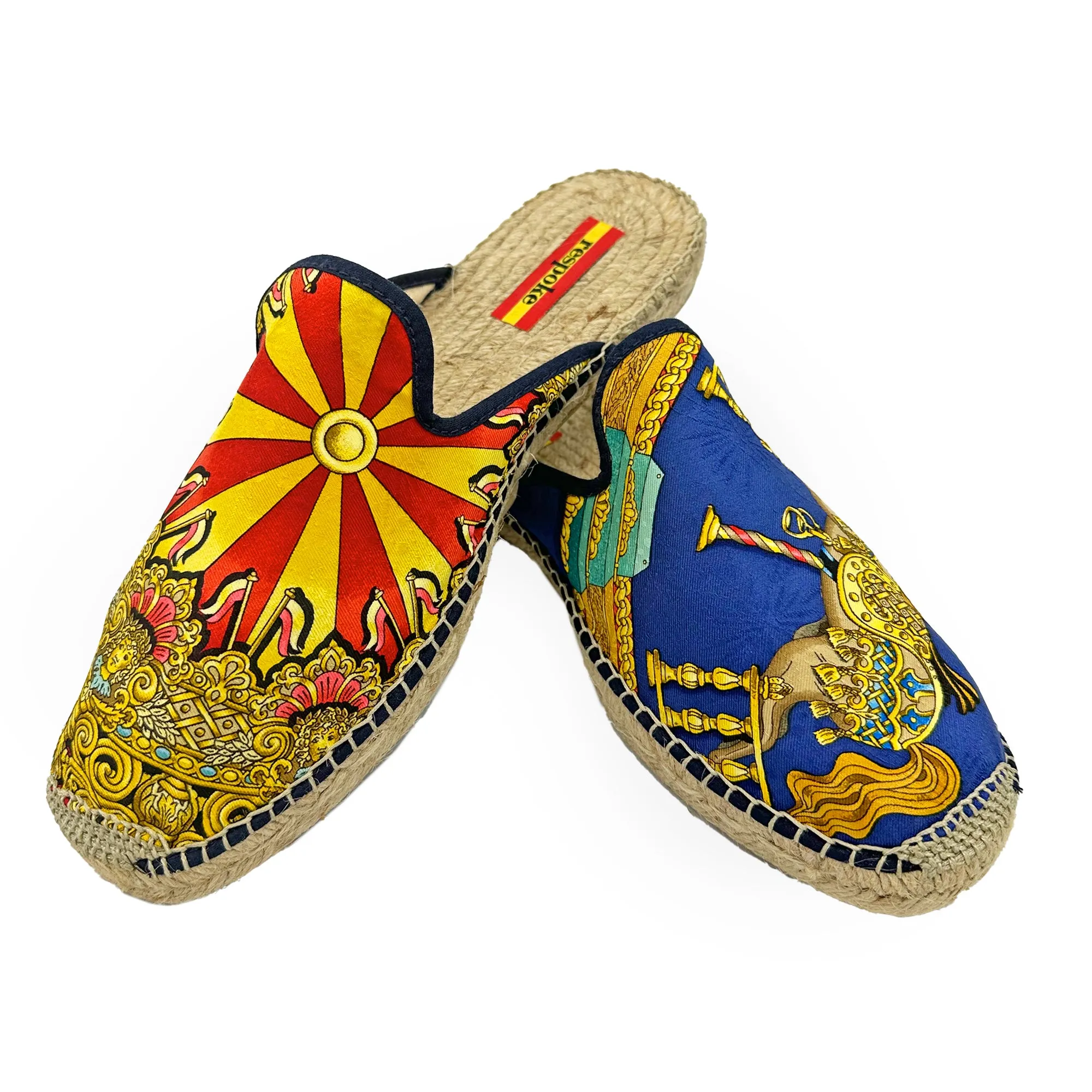 LUNA Blue Mule Espadrilles