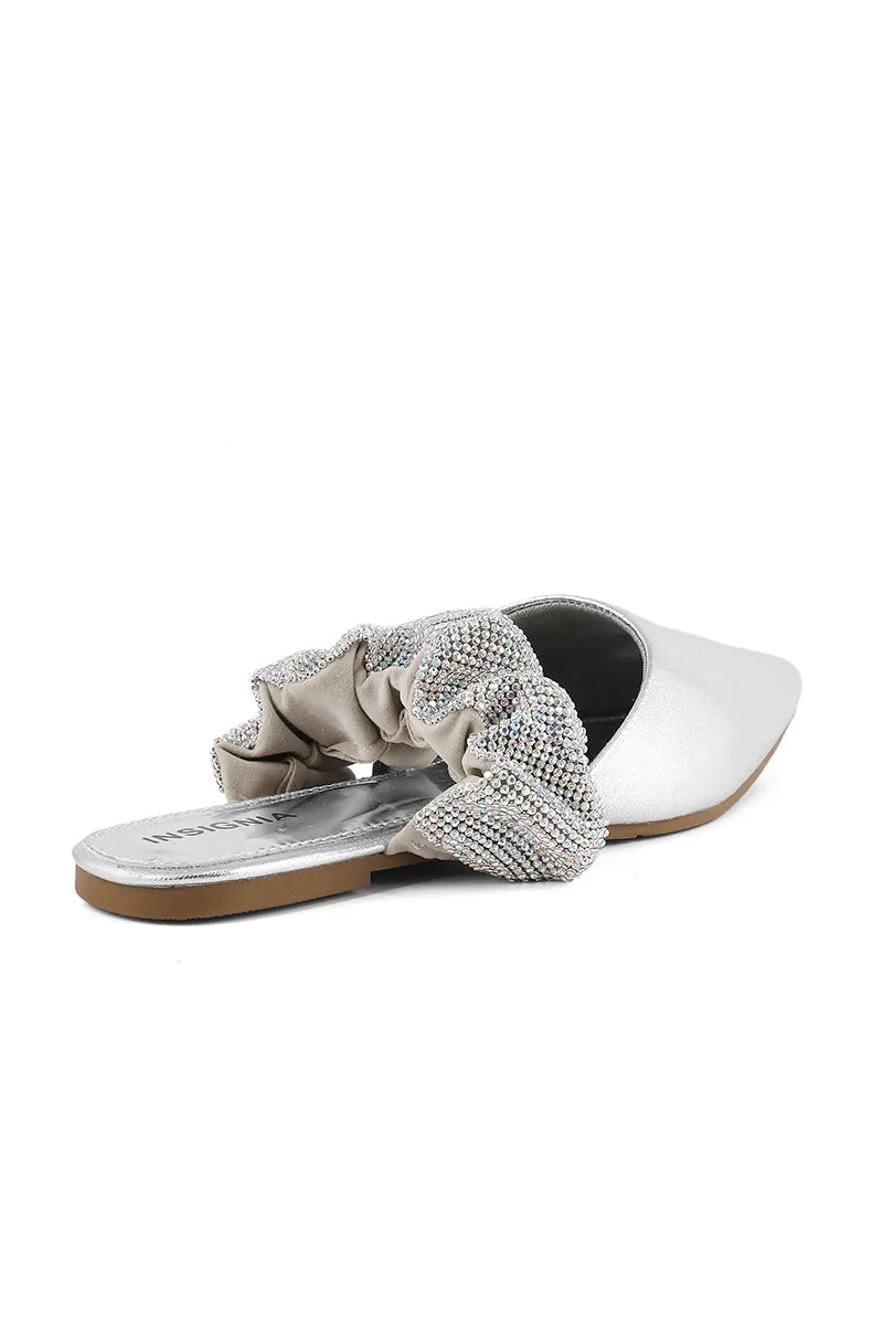 Party Wear Sling Back I47228-Silver