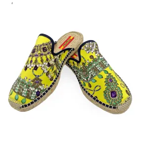 RAJA Yellow Mule Espadrilles