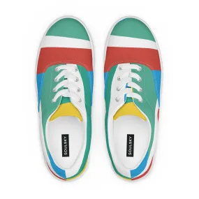 RAY OF LIGHT Women’s Lace-Up Canvas Shoes