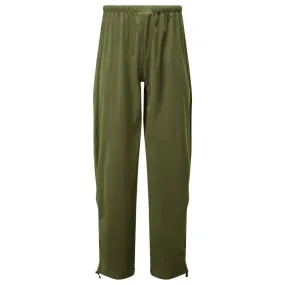 Ridgeline Packlite Mens Packable Waterproof Overtrousers - Field Olive