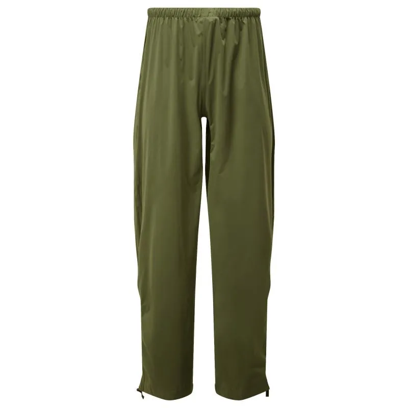 Ridgeline Packlite Mens Packable Waterproof Overtrousers - Field Olive