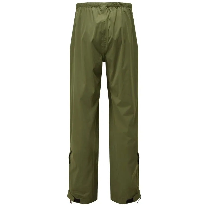 Ridgeline Packlite Mens Packable Waterproof Overtrousers - Field Olive